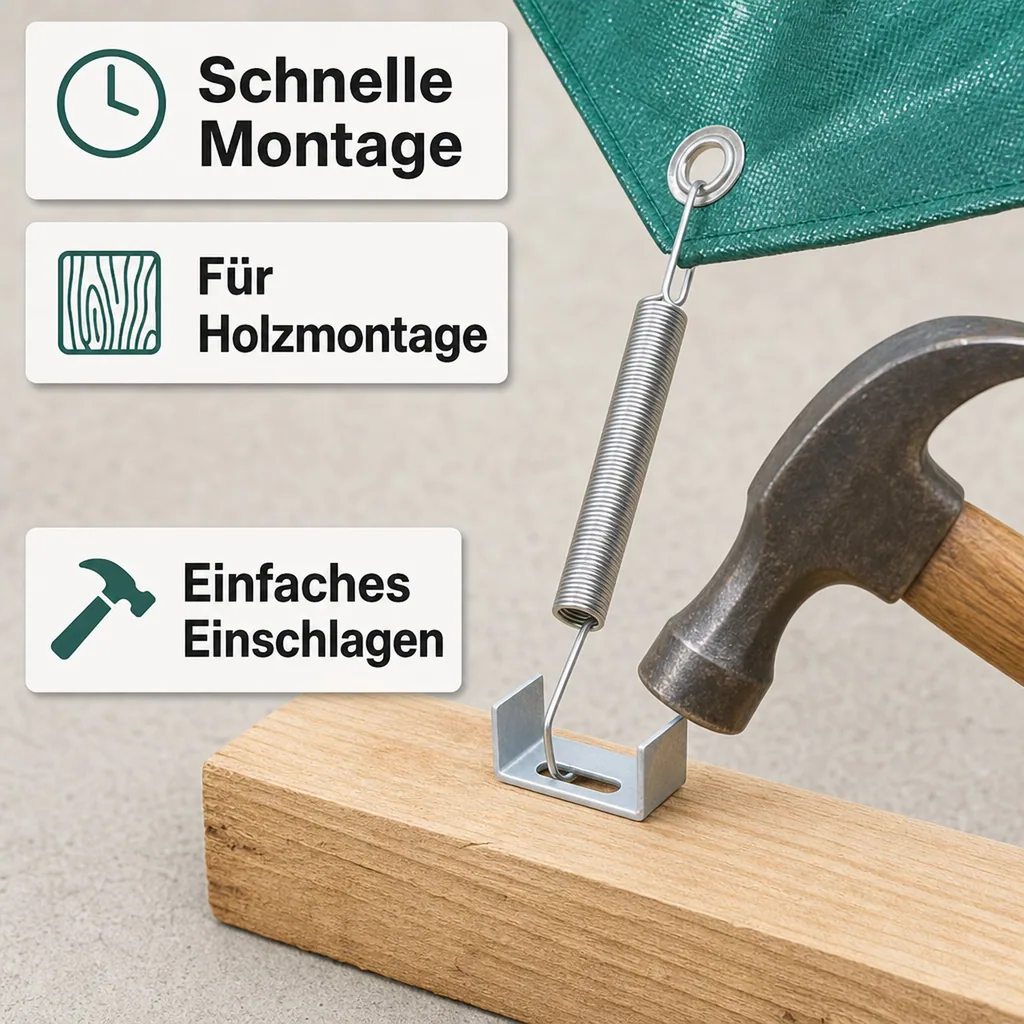 Befestigungsset 10-teilig für Abdeckplanen