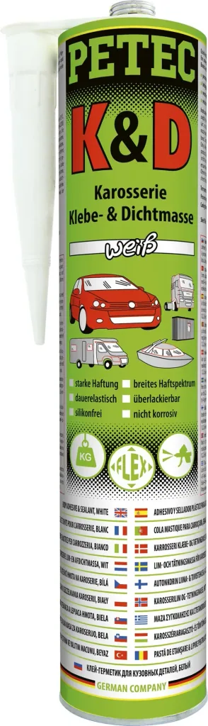 Karosserie Klebemasse/ Dichtmasse, weiß, 310 ml