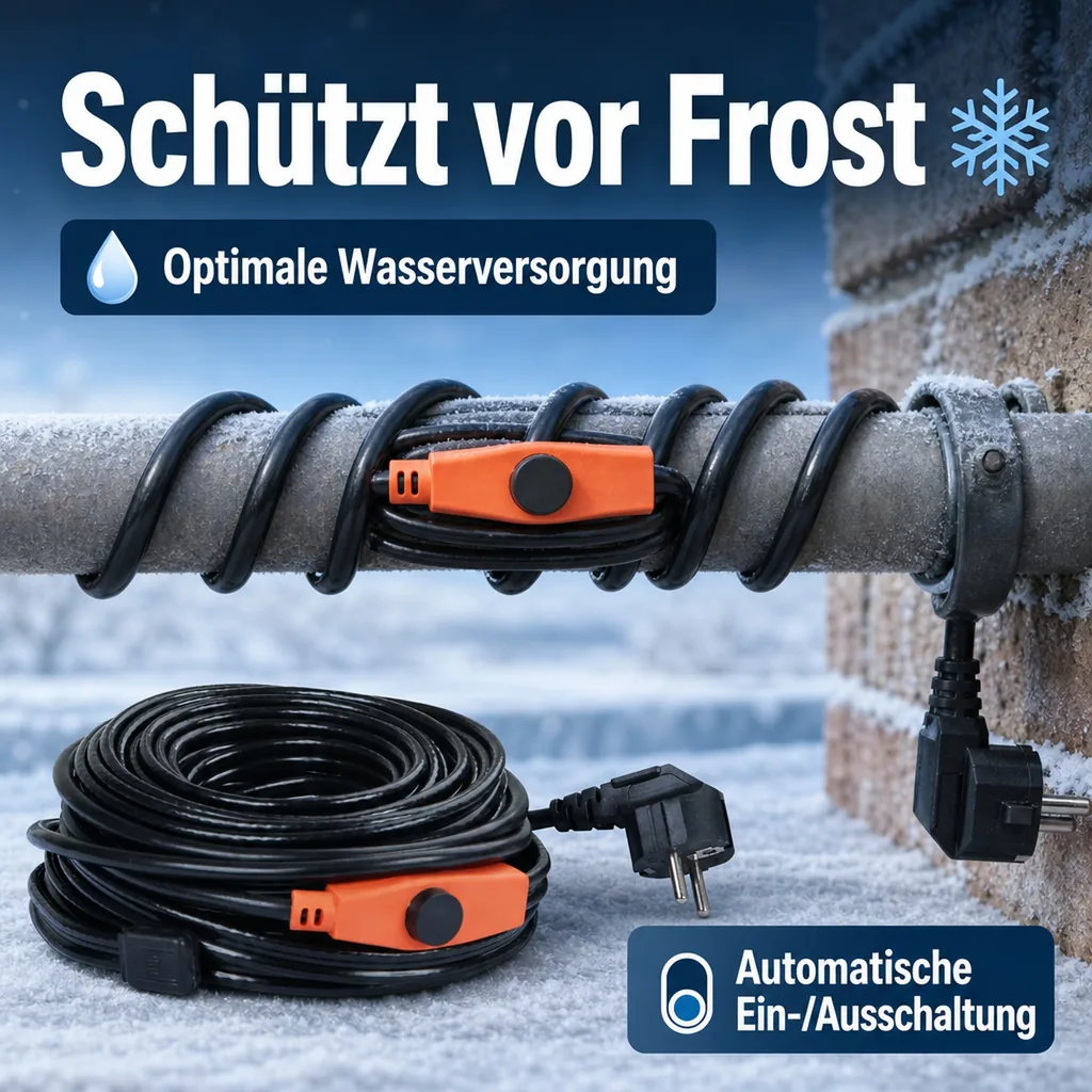 Frostschutz Heizleitung, 24 m, 384 Watt
