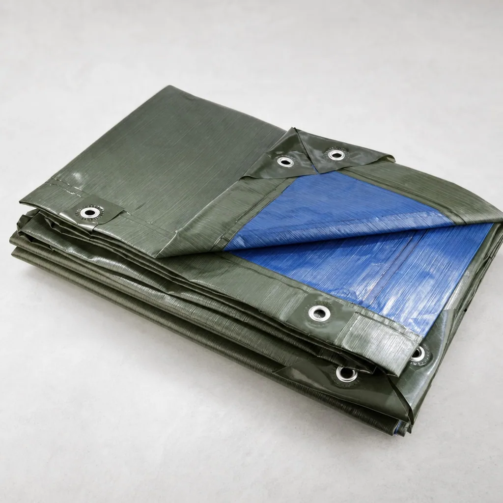 Abdeckplane, grün/blau, super stark 250 g/ m²,3 x 4 m