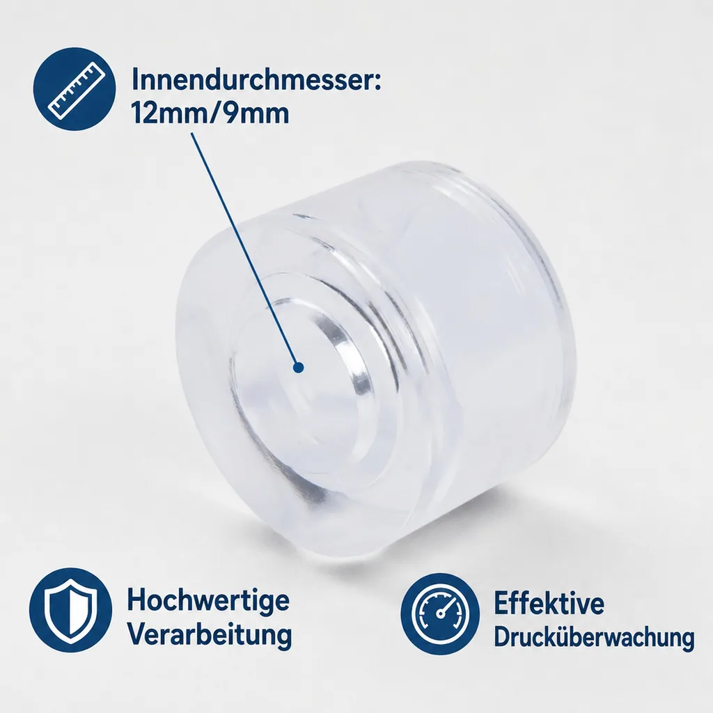 Schauglas für Rückschlagsicherung für Keg - Verschluss (Micro Matic)
