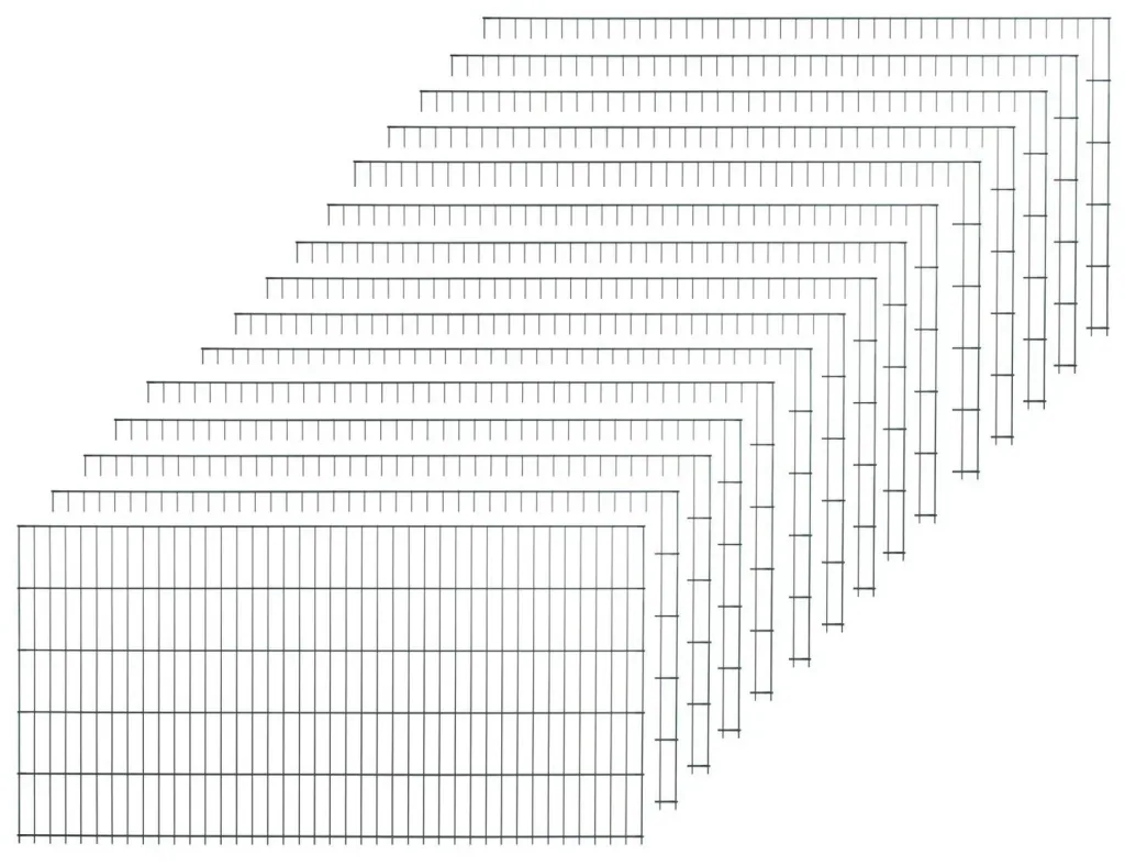 Stabmattenset grün  15 Stück  a 100cm x 200cm