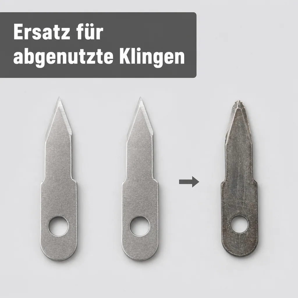 HSS Ersatzmesser, 2 Stück für Rundschneider