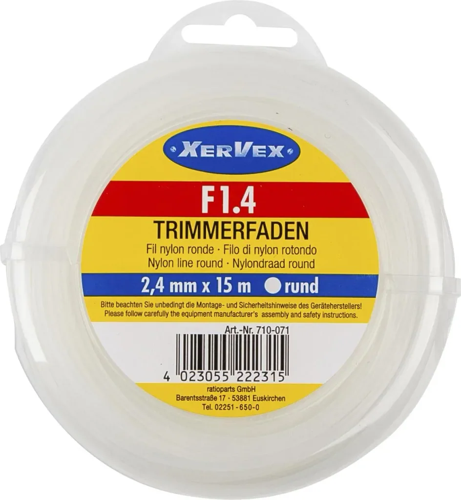 Polyamidfaden (Nylon), rund, 2,4 mm/ 15 m