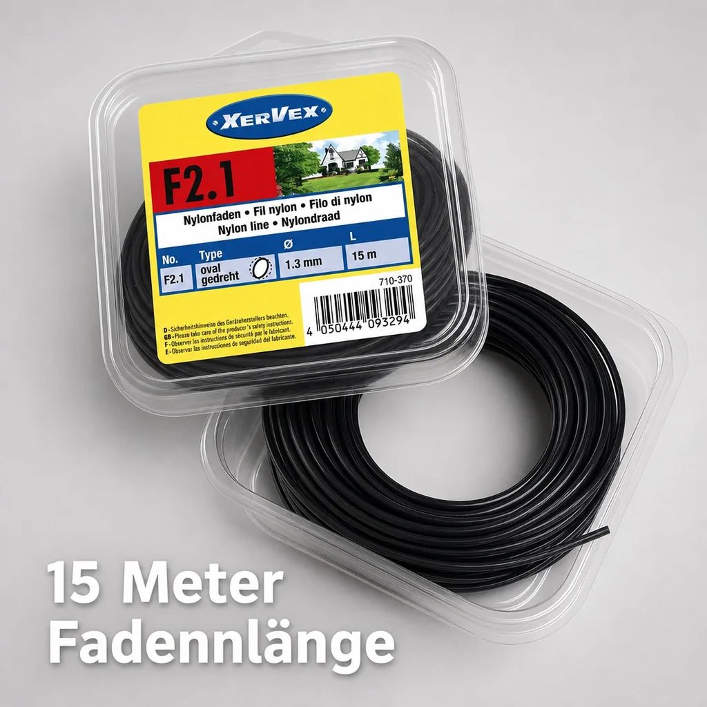 Polyamidfaden (Nylon), rund, 2,4 mm/ 15 m