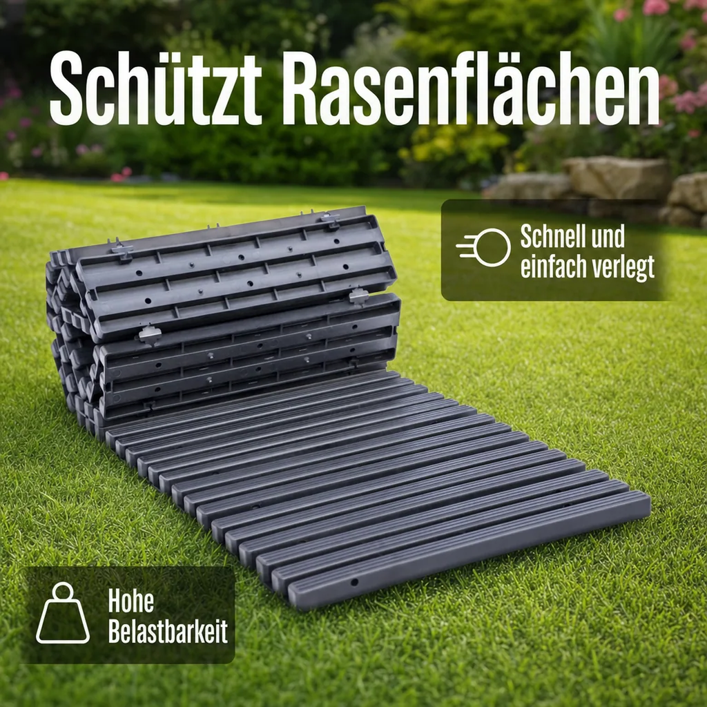 Gartenplatten, Rollweg - 30 x 126 cm