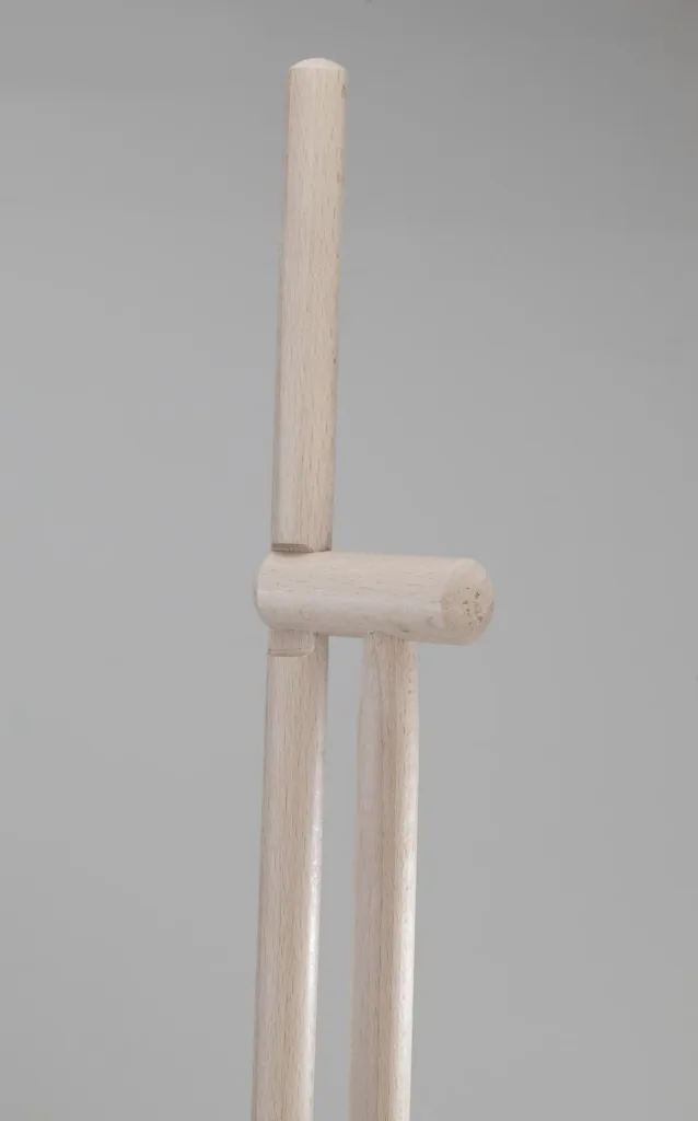 Steh Kehrgarnitur "Faule Grete", Gesamthöhe 107 cm - 970 g