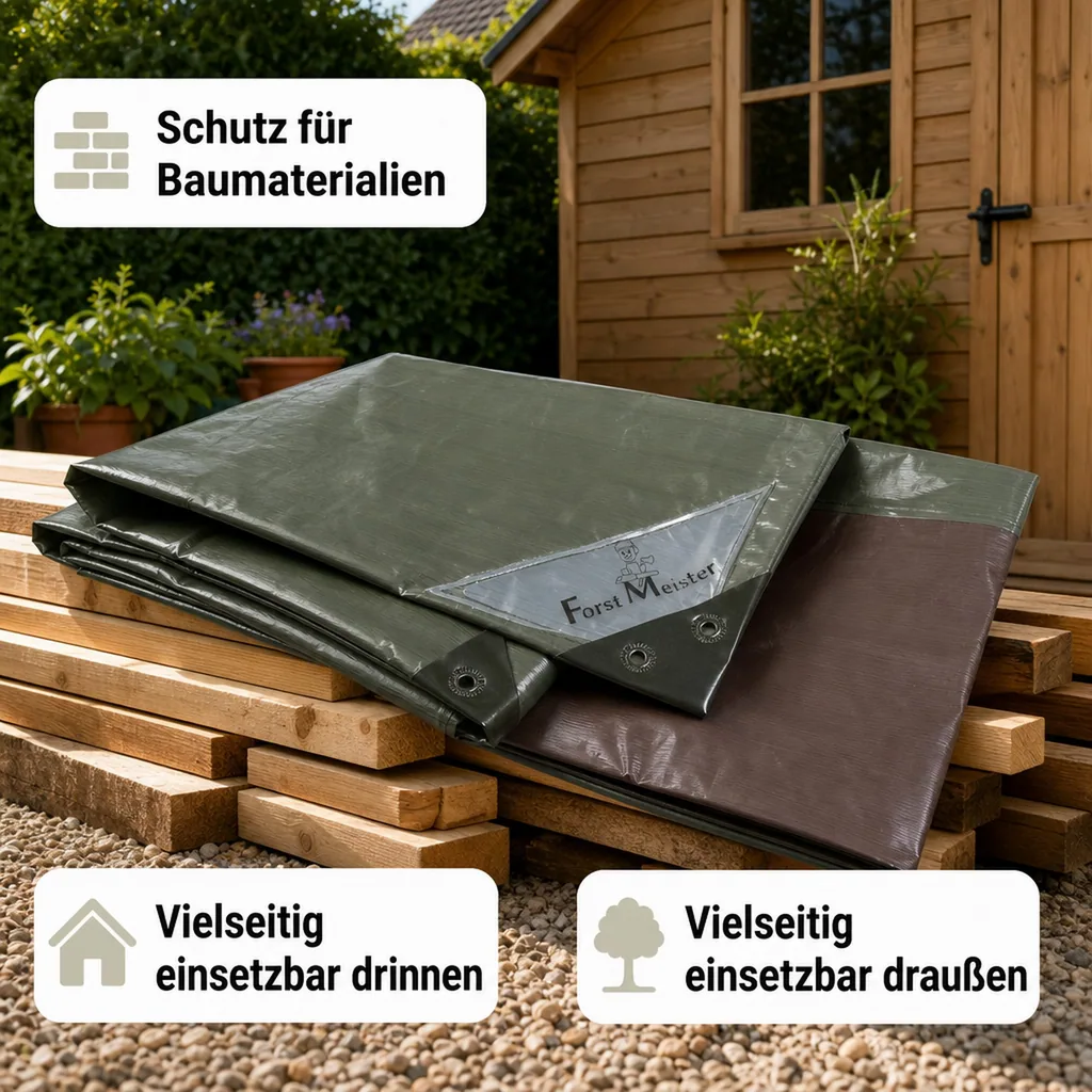 Holzabdeckplane 150 g/m², 150 x 600 cm