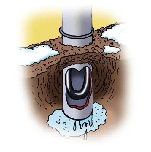 Frostschutz Heizleitung, 2 m, 32 Watt