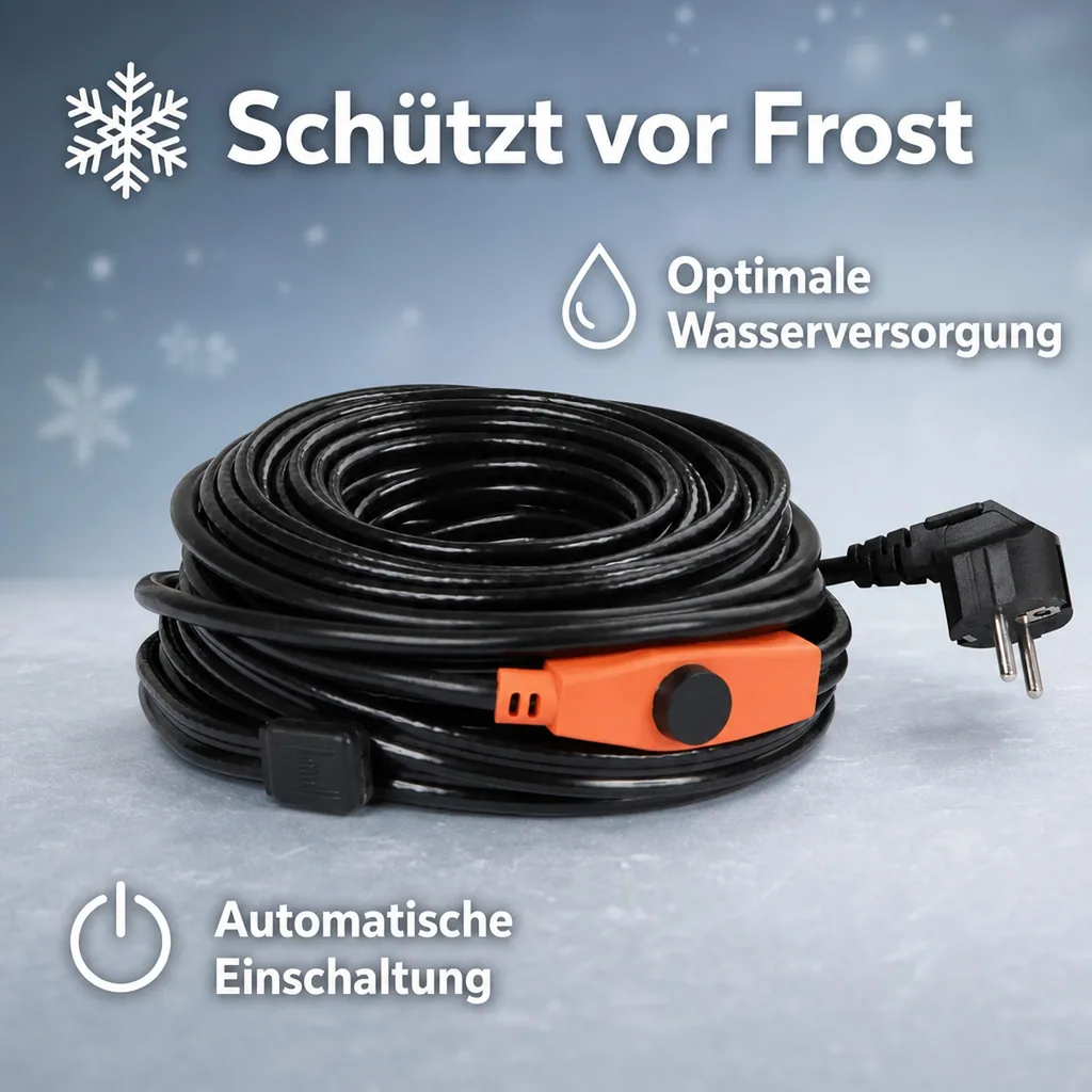 Frostschutz Heizleitung, 2 m, 32 Watt