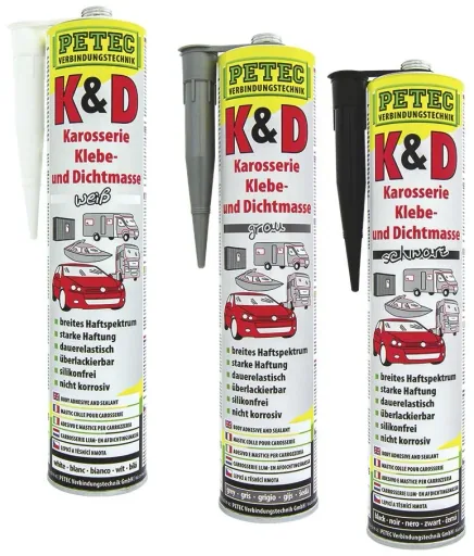 Karosserie Klebemasse/ Dichtmasse, schwarz, 310 ml