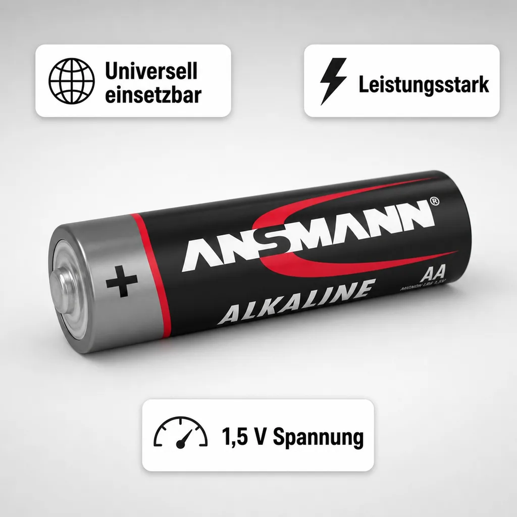 Alkaline Mignon (AA) Batterien - 40 Stück