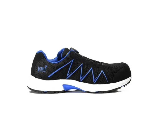 jo_SPEEDY BOA® black-blue Low ESD S1P Sicherheitshalbschuh Gr. 36