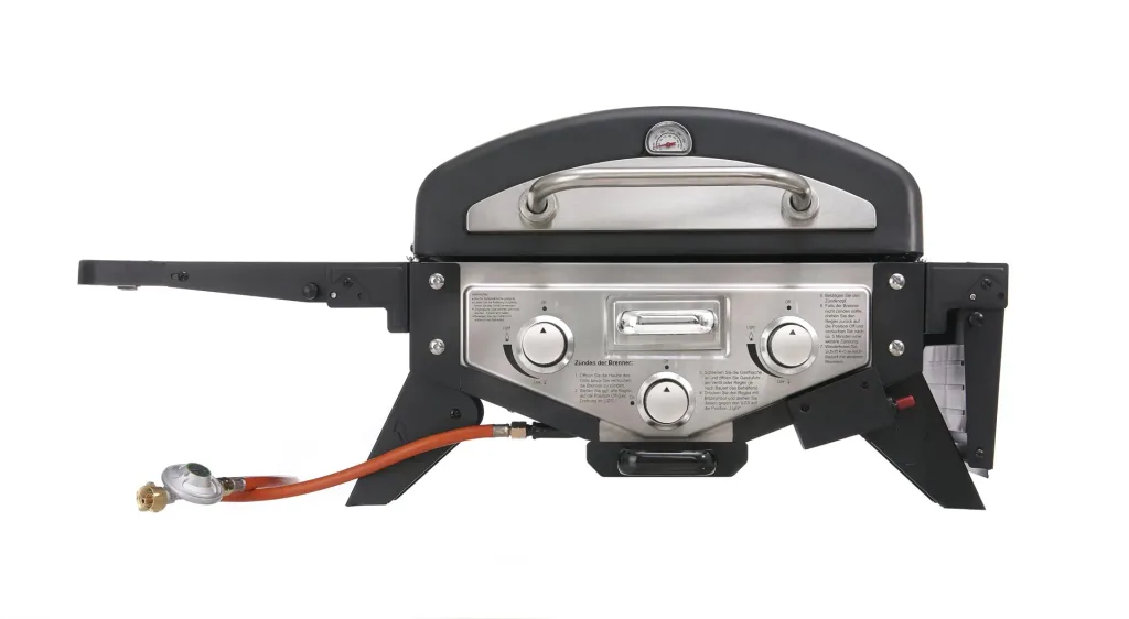 Tischgasgrill-Smoker "DALLAS" schwarz