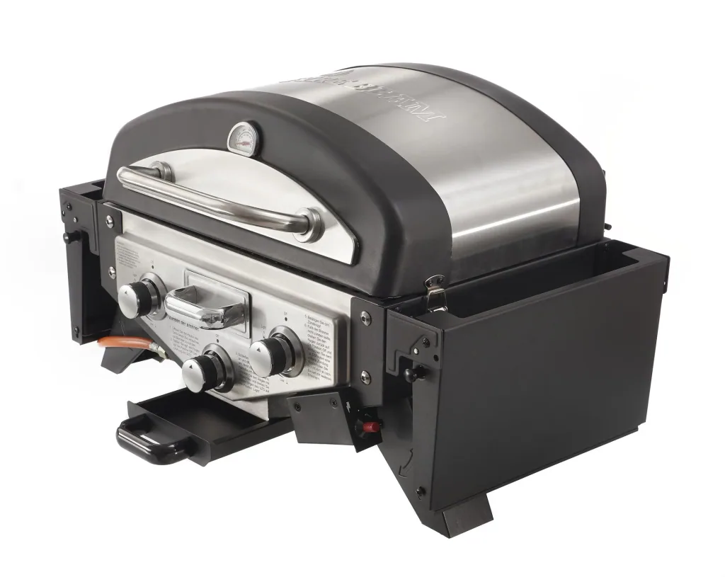 Tischgasgrill-Smoker "DALLAS" schwarz