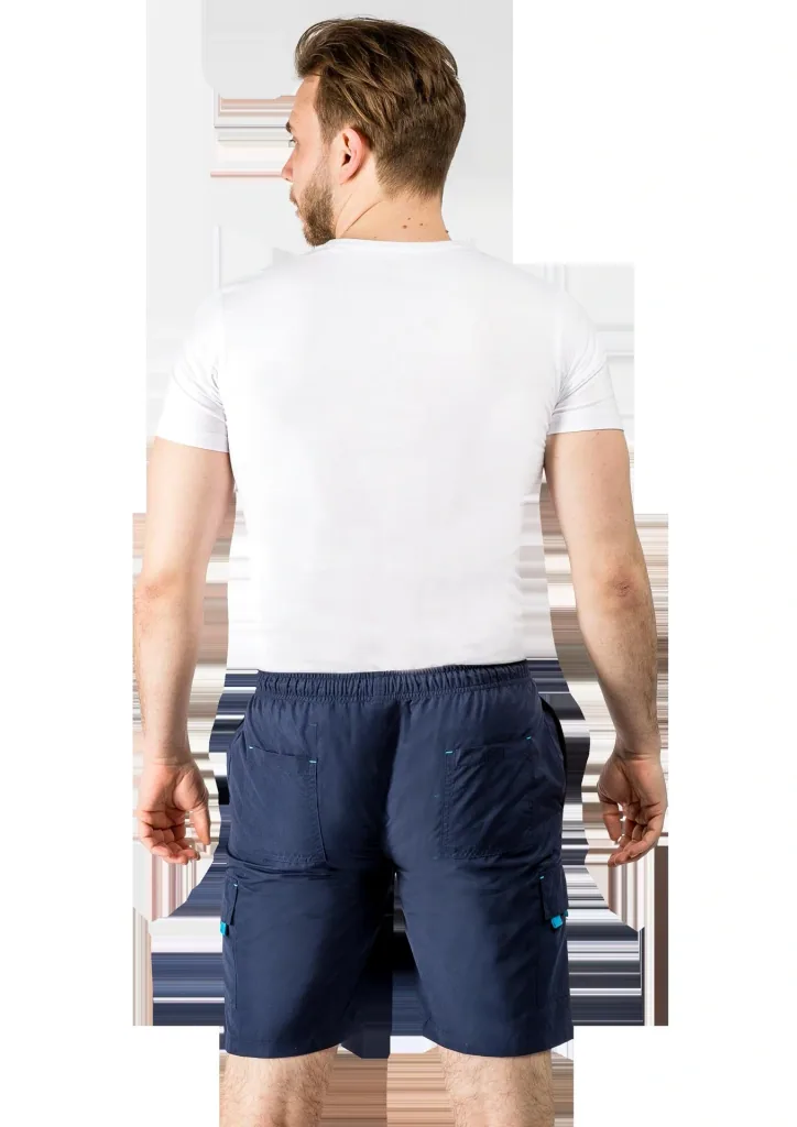 Cargoshort mit Gummizug, Farbe marine Gr.XL