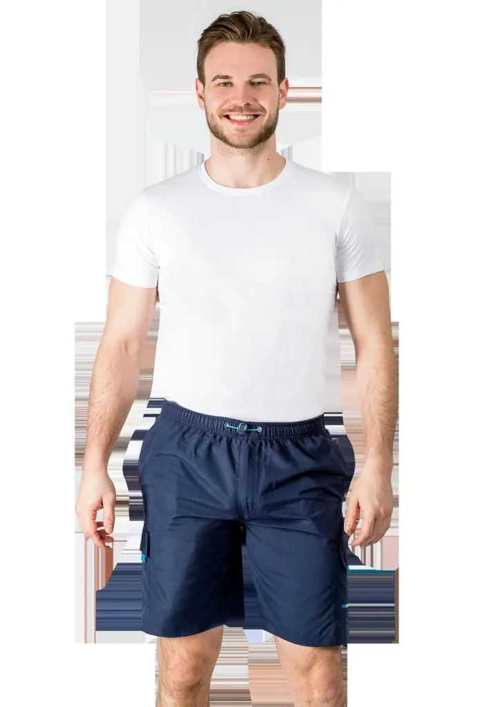 Cargoshort mit Gummizug, Farbe marine Gr.XL