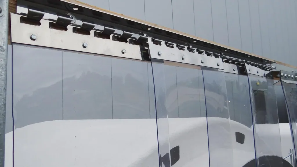 Hakenleiste 100cm Edelstahl für PVC-Vorhang