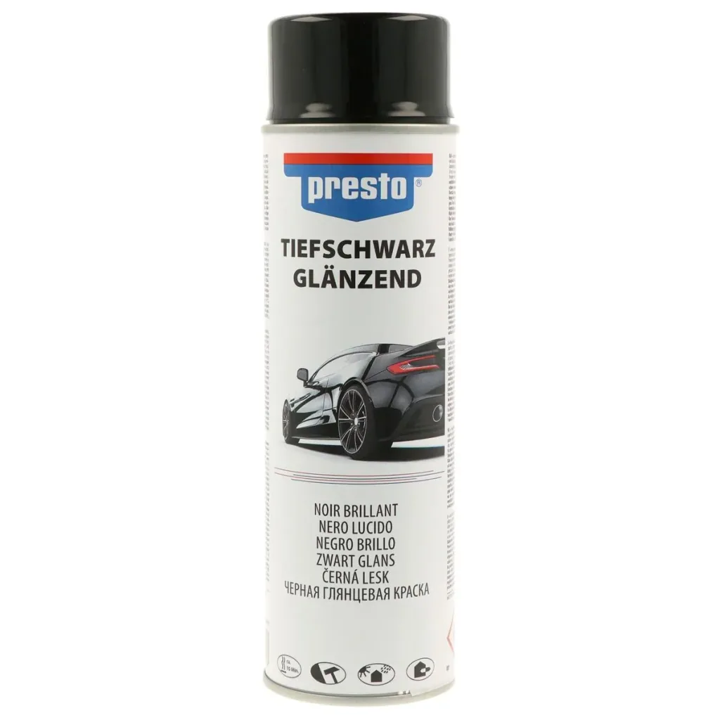 Rallye-Spraydose, glänzend, 500 ml, Farbe Schwarz