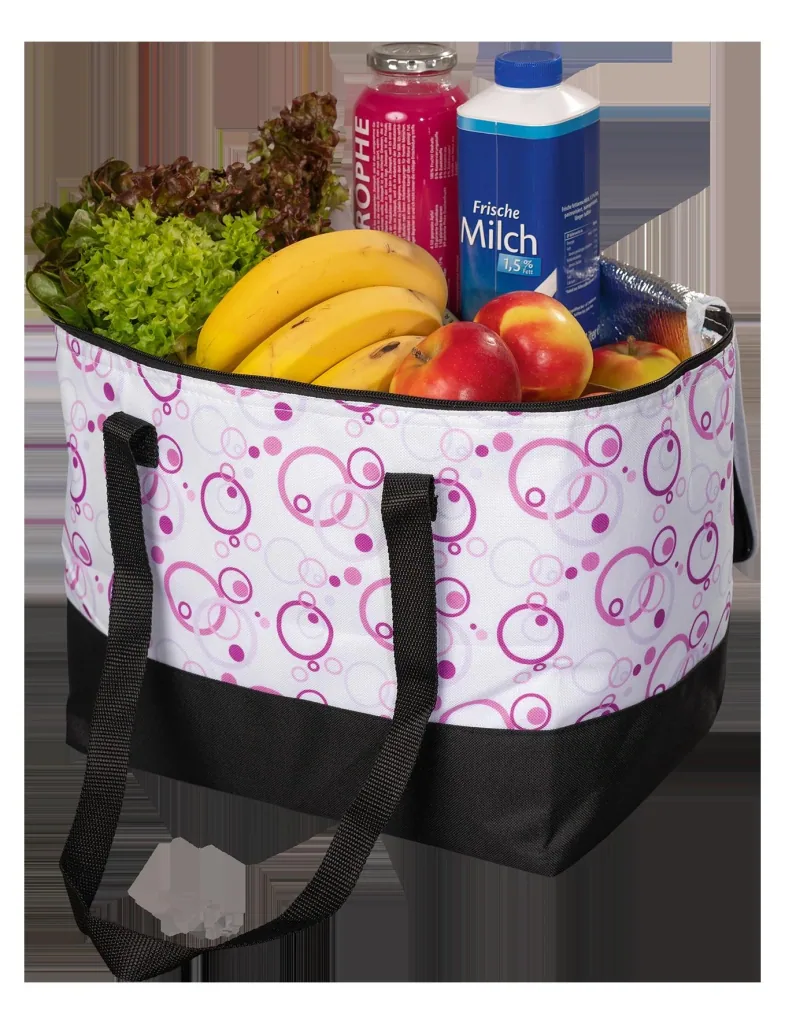 Kühltasche "Kreise blau"