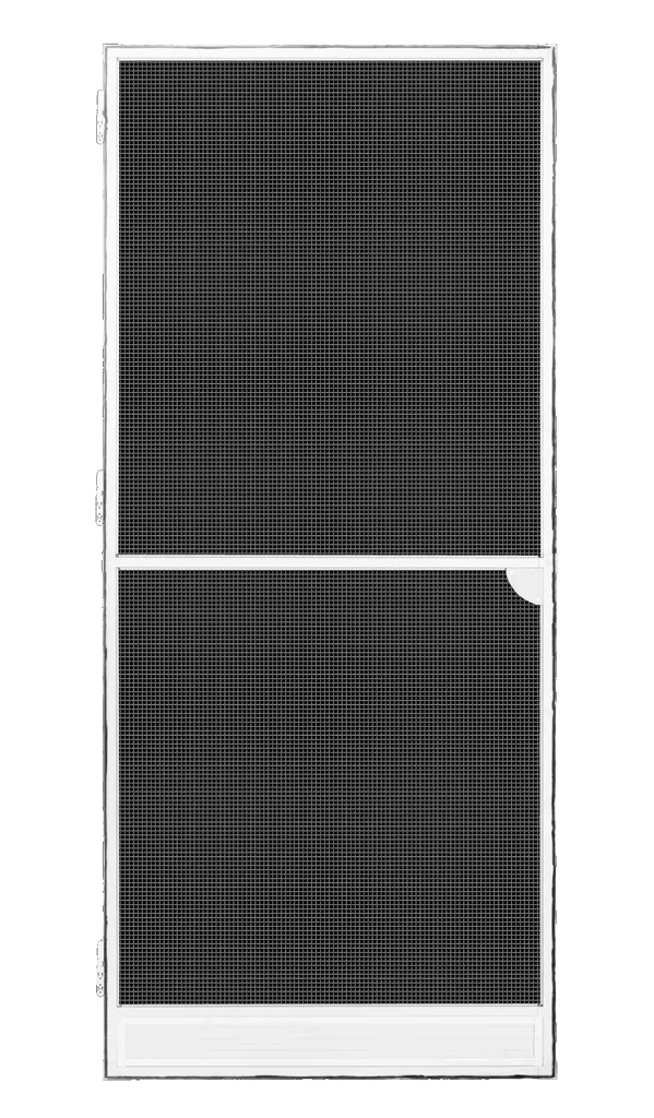 Fliegengittertür Premium, 120 x 240 cm, Farbe weiß