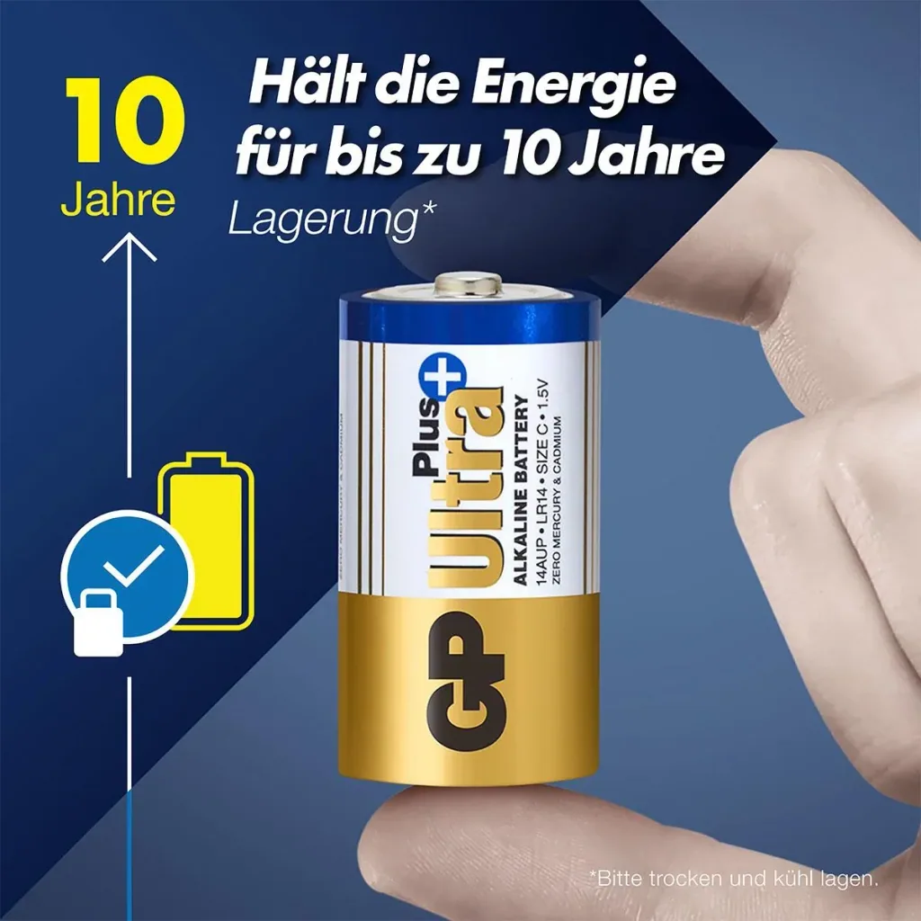 ULTRA PLUS Baby C Alkaline Batterien - 2 Stück