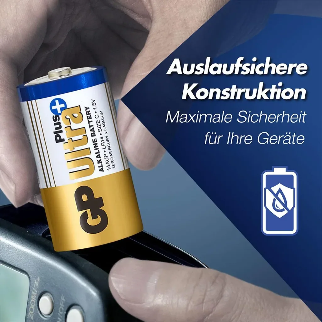 ULTRA PLUS Baby C Alkaline Batterien - 2 Stück