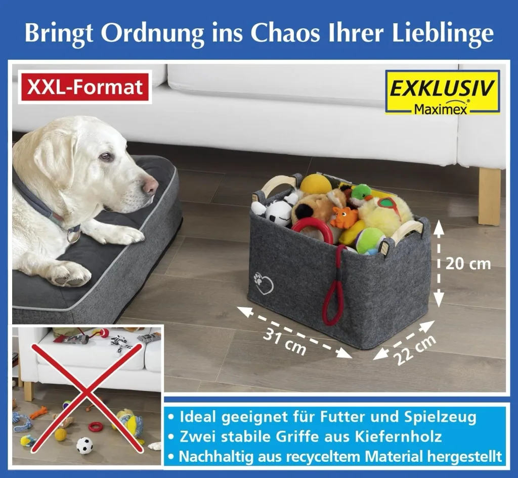 Haustier, Filz-Organizer, 31 x 22 cm