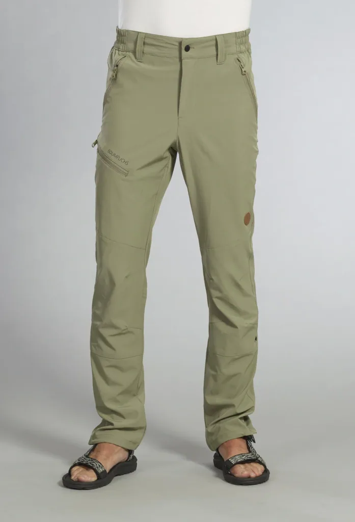 Outdoorhose Stretch, Farbe khaki, Gr.54