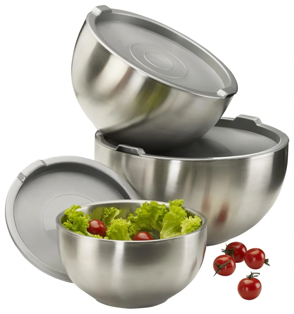 Thermoschüssel Set, 6-teilig, je 1 Schüssel + Deckel 1,25, 2,5 + 4,2 l