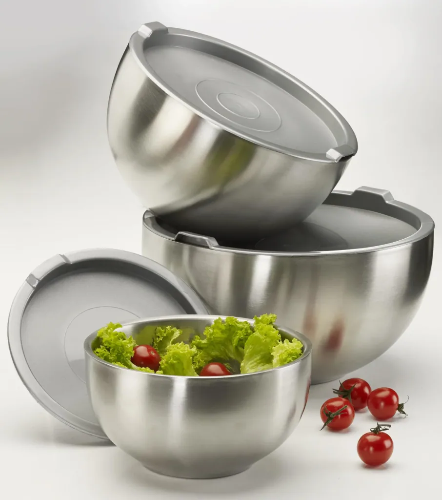 Thermoschüssel Set, 6-teilig, je 1 Schüssel + Deckel 1,25, 2,5 + 4,2 l