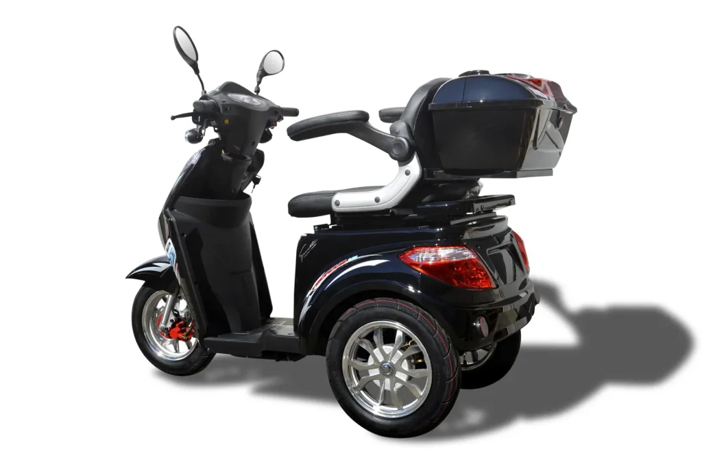 Senioren Roller schwarz - 20 Ah Li-Io Akku - 25 km/h - Seniorenmobil