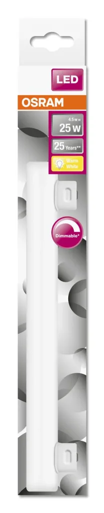 LEDinestra S14s, 4,5 Watt, warmweiß, matt, dimmbar