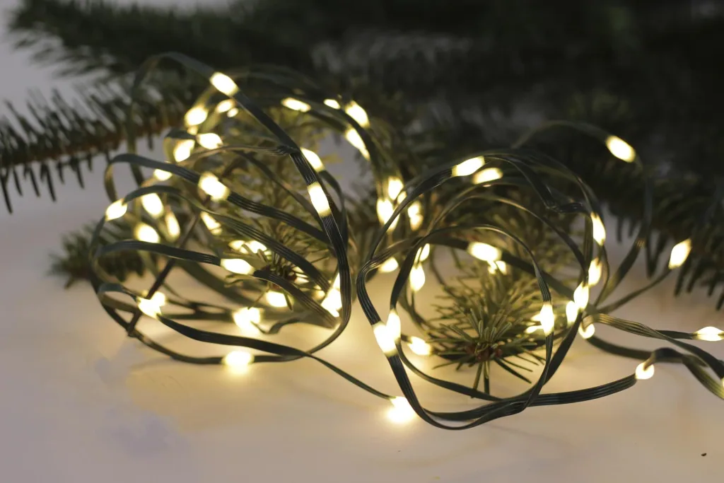 LED Lichterkette mit 400 warmweißen LEDs