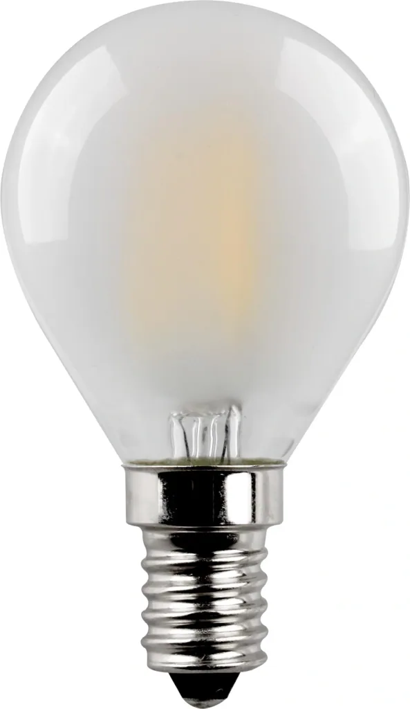 Retro-LED Lampe Tropfenlampe mit 2 Watt, E14, warmweiß, matt