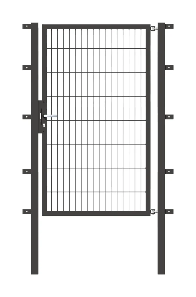 Einzeltor Flexo mit Zubehör, anthrazit/ Breite 100 cm, Höhe 160 cm
