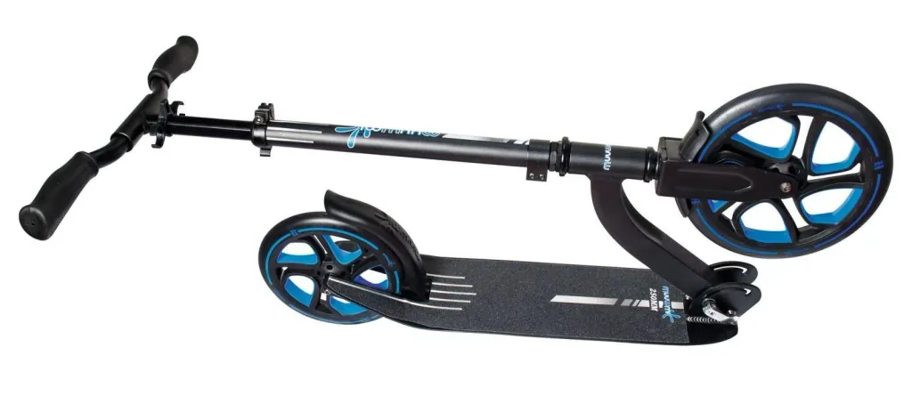 Aluminium Scooter Pro, Tretroller, 250/215 mm, ABEC 7, höhenverstellbar, blau