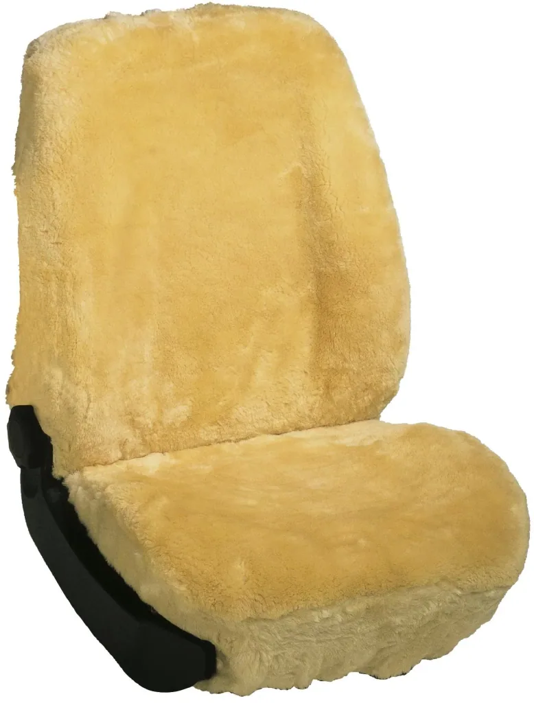 Autositzbezug Lammfell, Farbe beige - 1 Stück