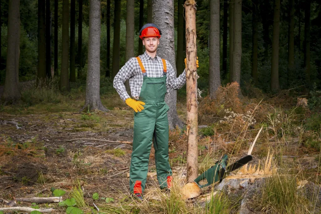 Schnittschutz Sicherheits Starter Set: Hose Gr.54, Helm, Handschuhe