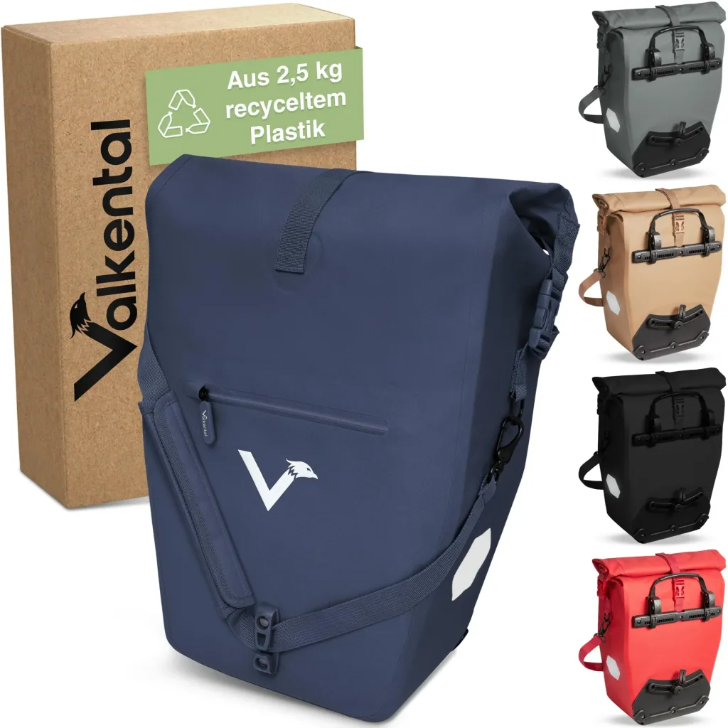 ValkOcean Gepäckträgertasche, Blau