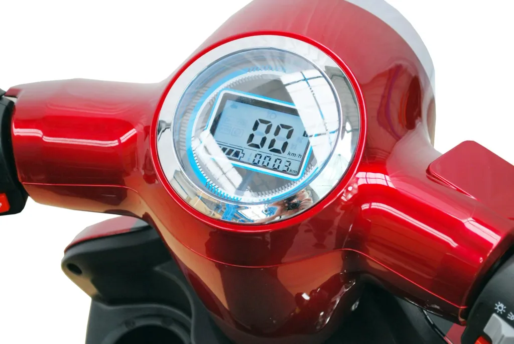 E-Scooter rot - 4 Räder - 25 km/h - Seniorenmobil