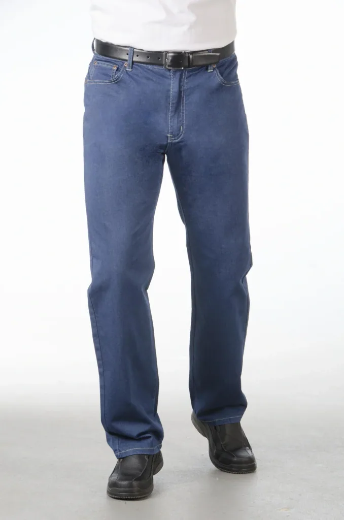 Edeljeans, knitterfrei, besonders weich, Farbe blau Gr.30