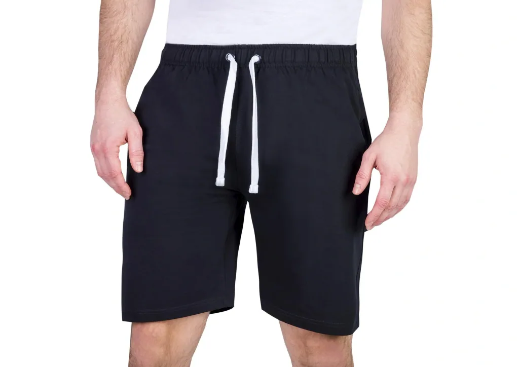 Shorts aus Baumwolljersey, Farbe schwarz, Gr.M