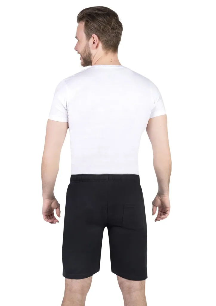 Shorts aus Baumwolljersey, Farbe schwarz, Gr.M