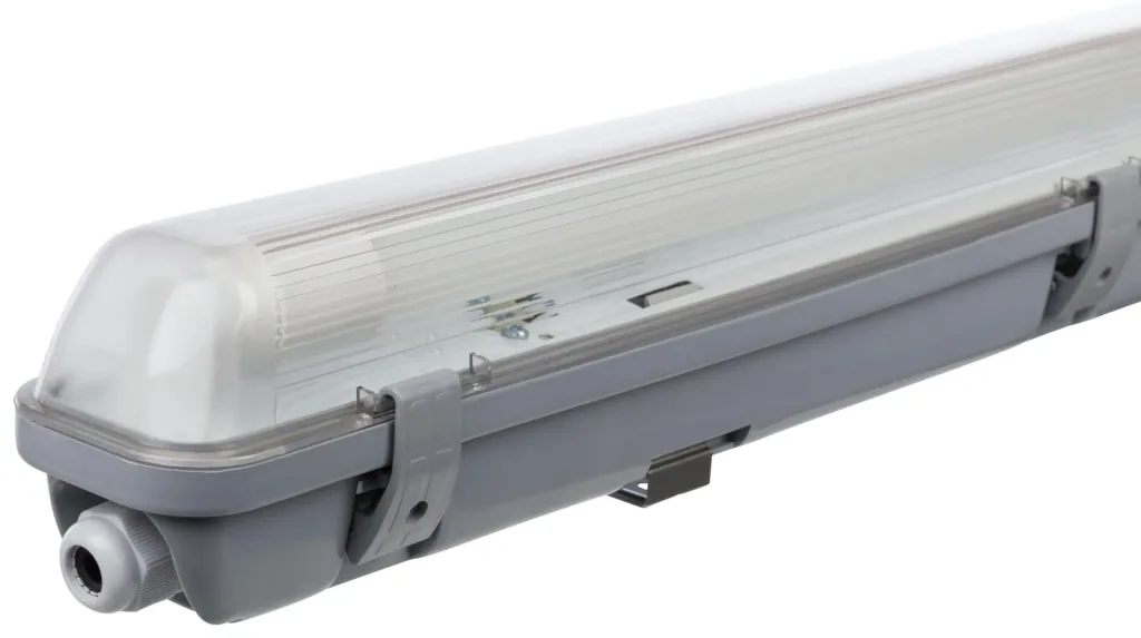 LED Feuchtraumleuchte, 1-flammig, 18 Watt, kaltweiß, IP65, ca. 120 cm