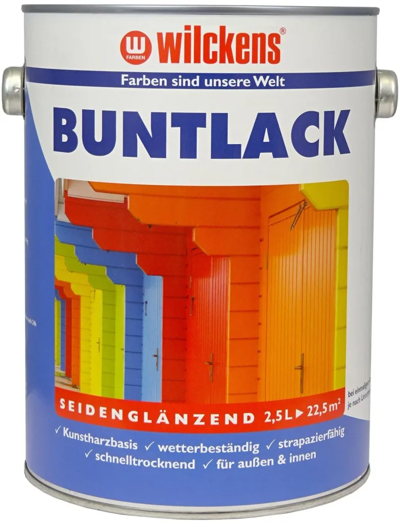 Buntlack reinweiß, seidenglänzend, 2500 ml