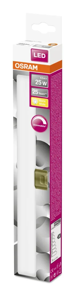 LEDinestra S14d, 4,5 Watt, warmweiß, matt, dimmbar