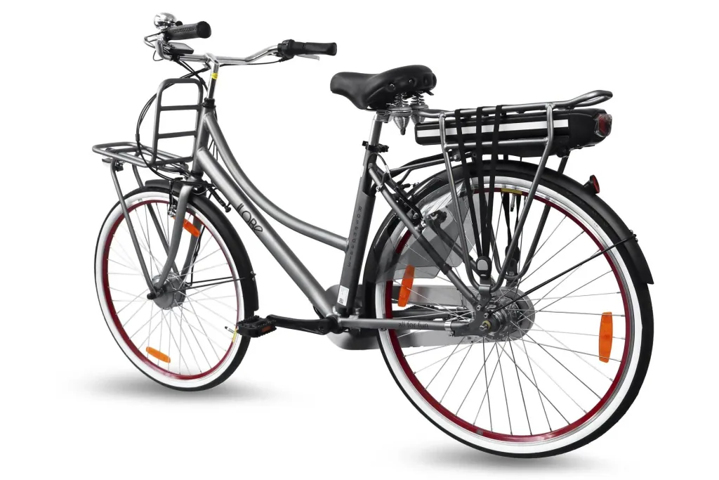 Damen City E-Bike, 28 Zoll, Rahmenhöhe 50 cm, 7-Gang Nabenschaltung, grau, Rosendaal 3 Lady, 13Ah