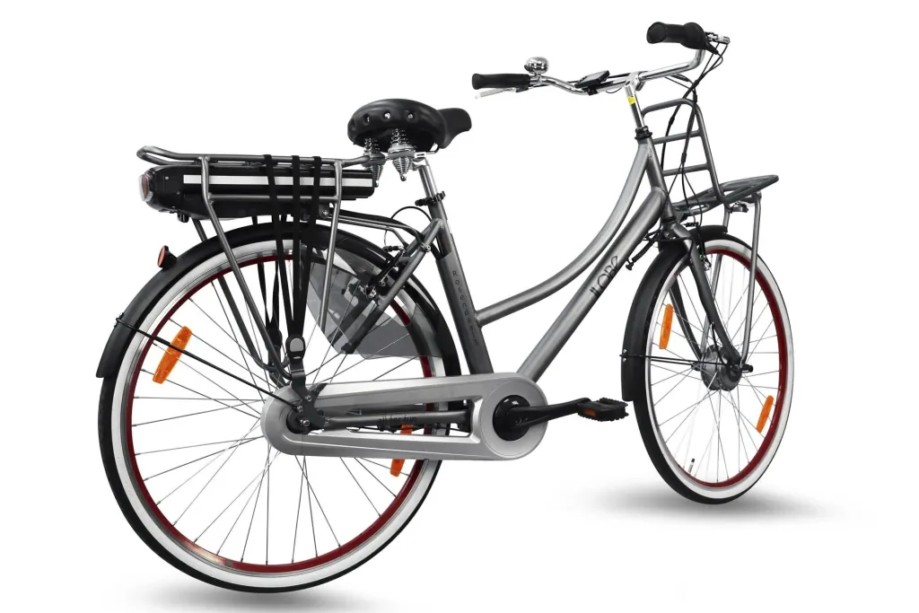 Damen City E-Bike, 28 Zoll, Rahmenhöhe 50 cm, 7-Gang Nabenschaltung, grau, Rosendaal 3 Lady, 13Ah