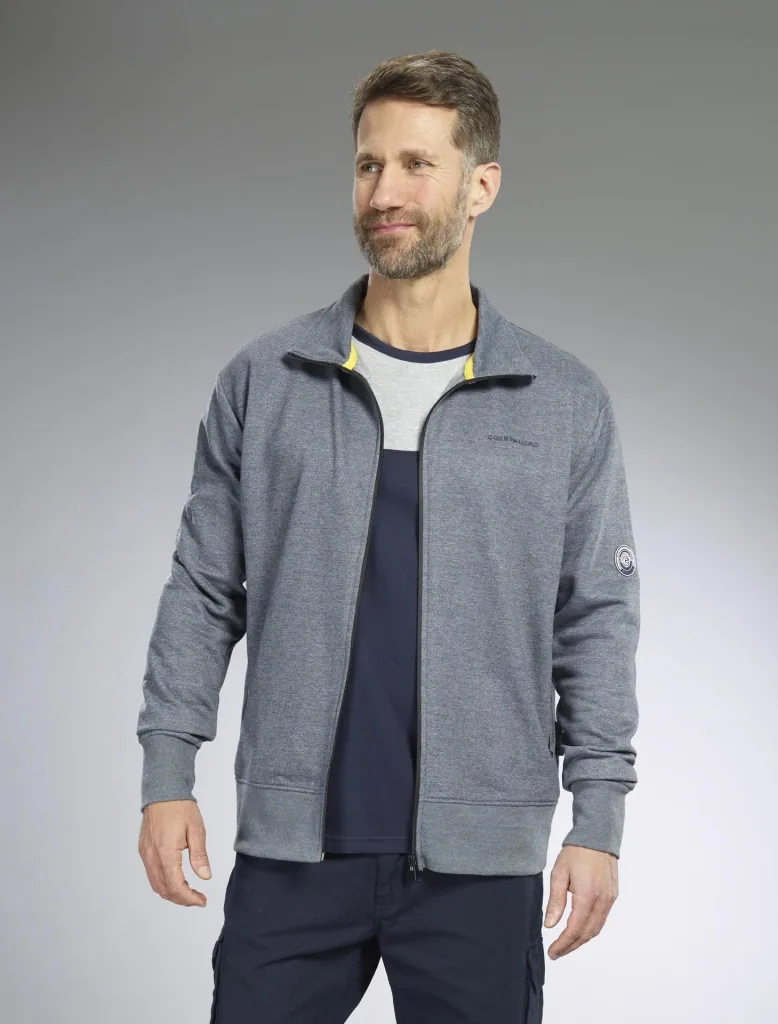 Sweatjacke, Farbe marine, Gr.XL